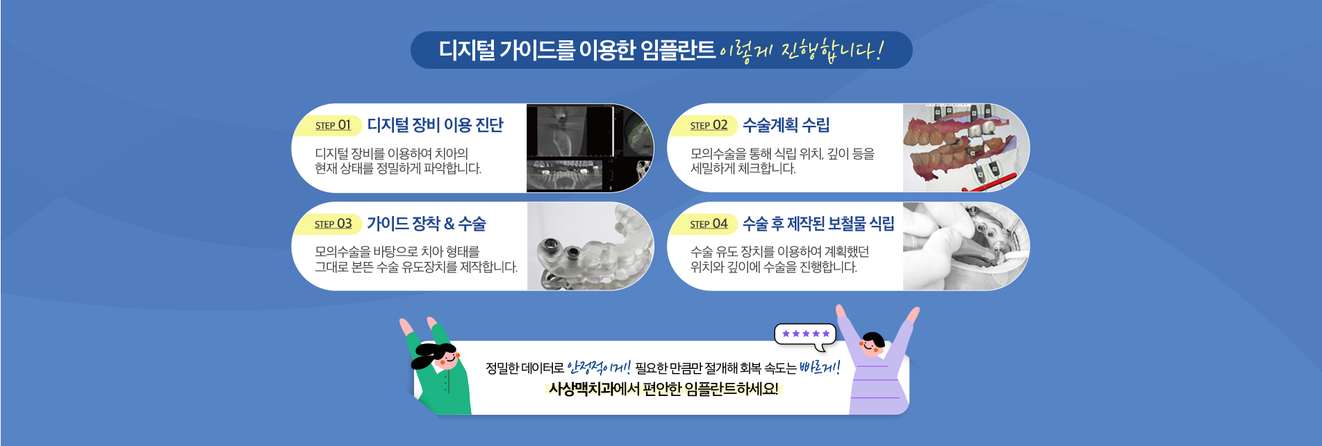 사상맥치과 디지털 가이드를 이용한 임플란트